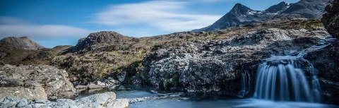 The Fairy Pools below the Cuillins