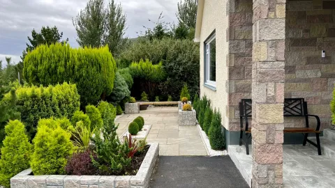 The path to the front door