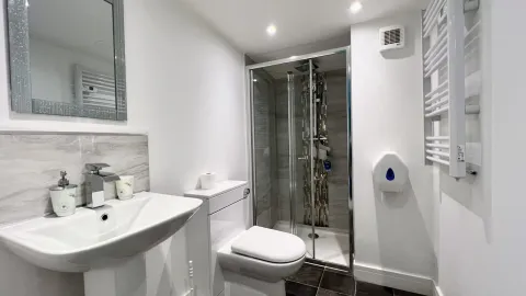 Room 2, the shower room